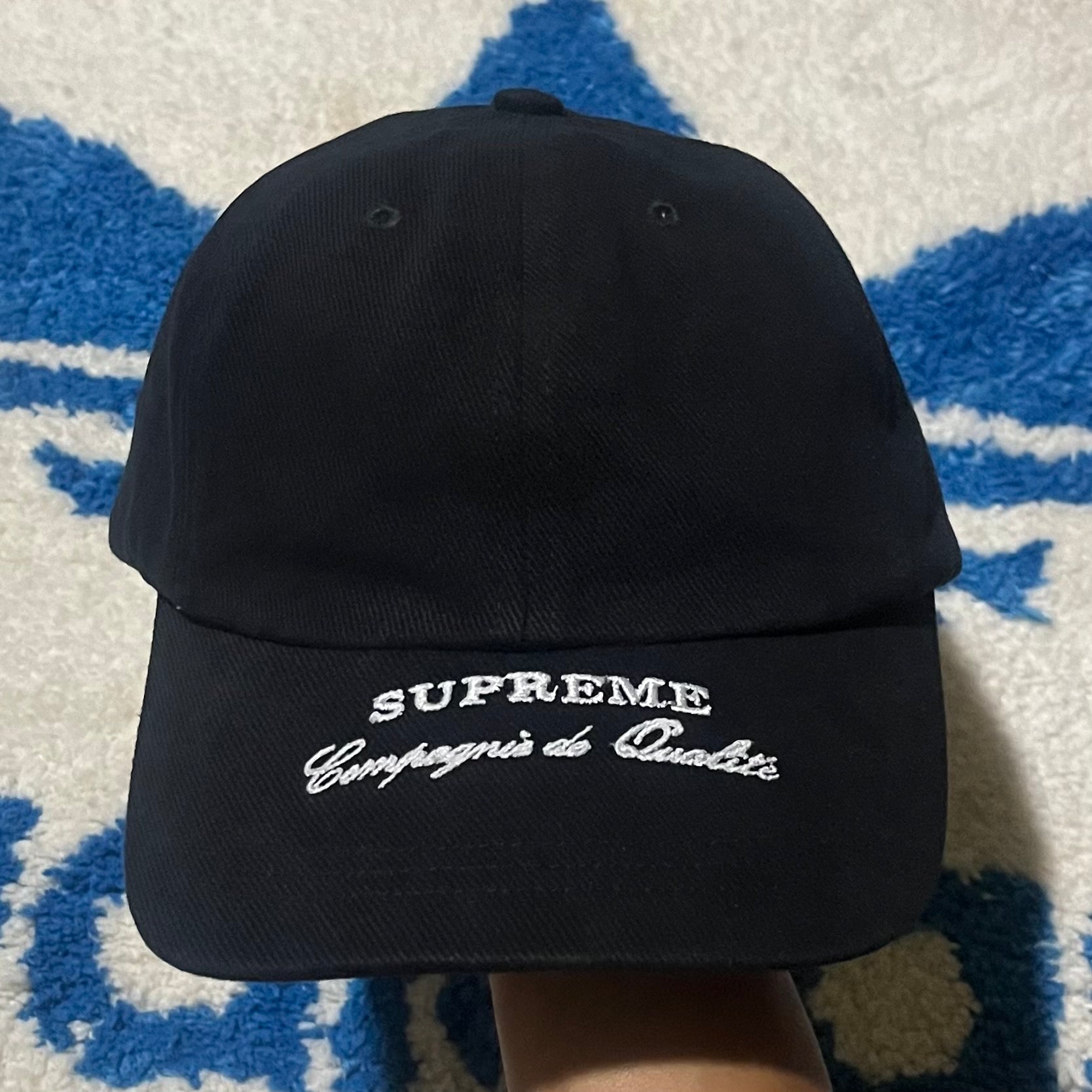 Supreme Qualité 6-Panel Cap Black – SneakerRack